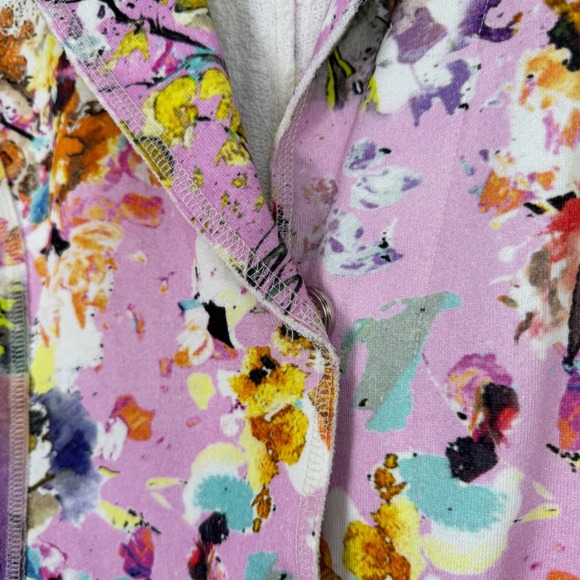 ELLIOTT LAUREN Women's Abstract Floral Maximalist Office Blazer Jacket Small - Picture 5 of 11